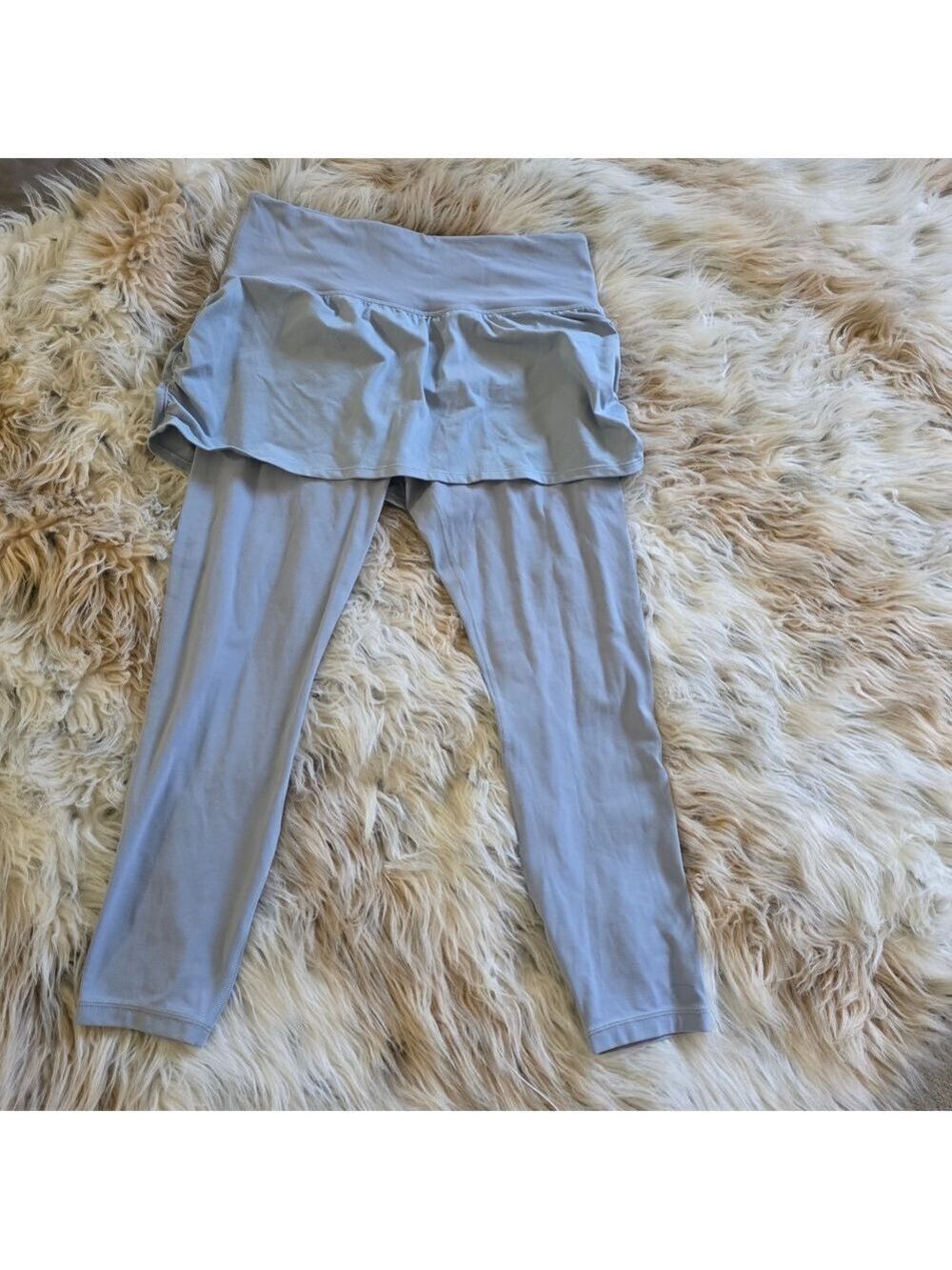 Athleta Elation 2 In 1 7/8 Skirt Tight In Sky Blue - Picture 2 of 8